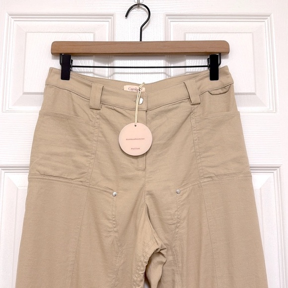 NWT CAMILA COELHO Matilde Pant in Sand - Picture 7 of 9